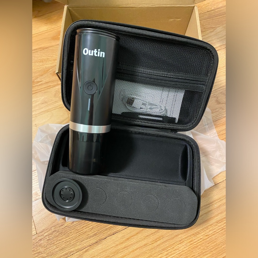 NIB Outin Portable Espresso Coffee Machine